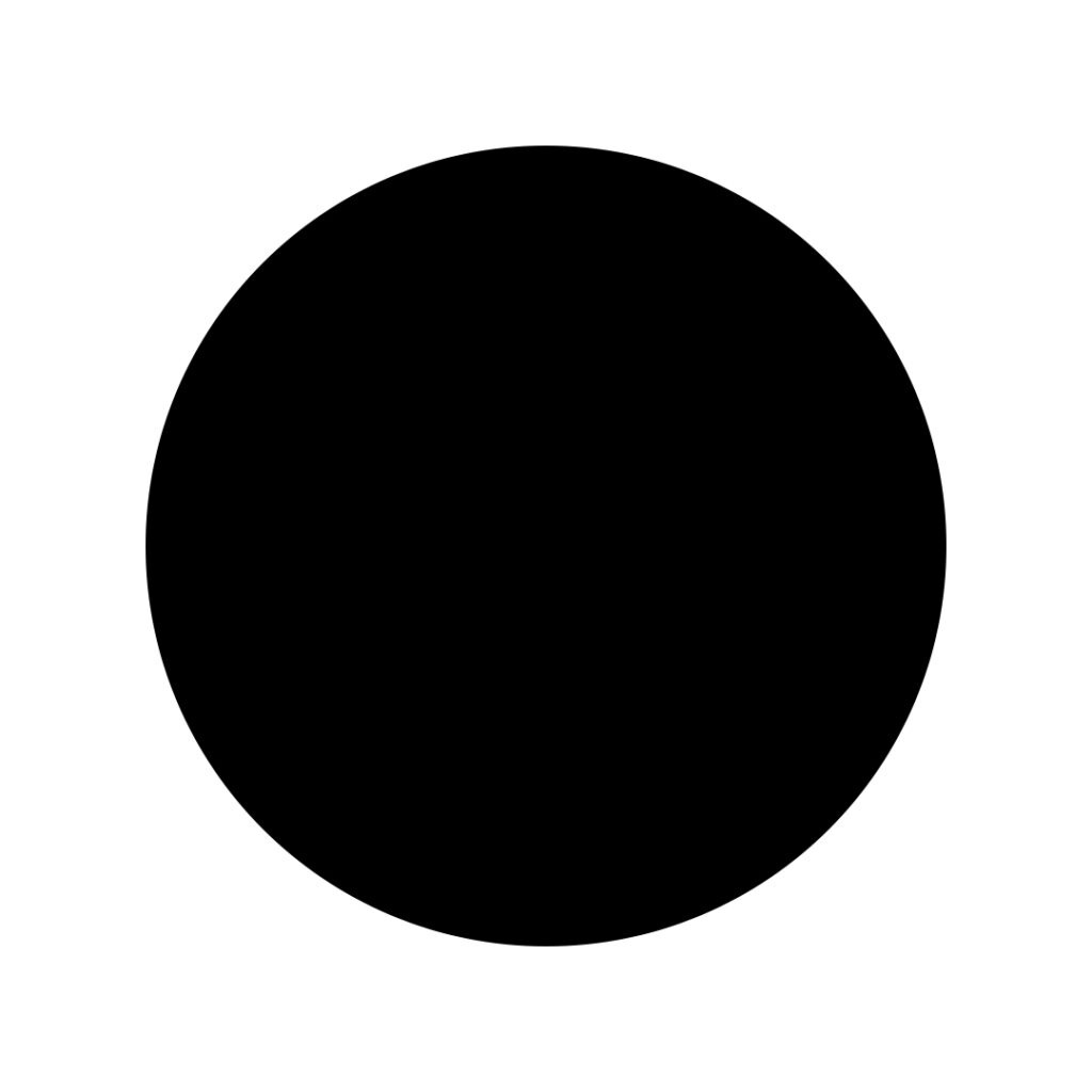 black circle