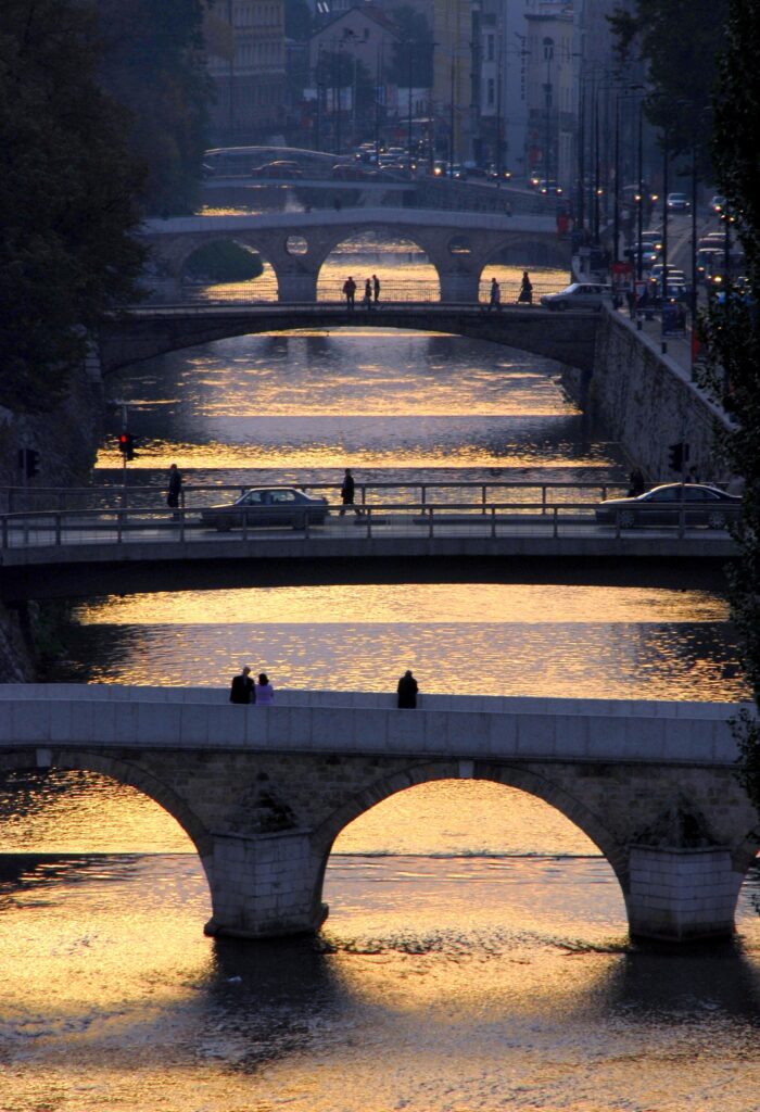 Bridges over the Miljacka River, Sarajevo