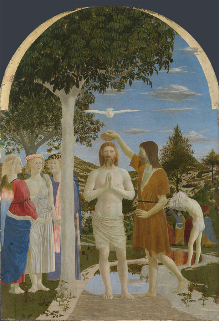 Piero della Francesca, The Baptism of Christ, 1437